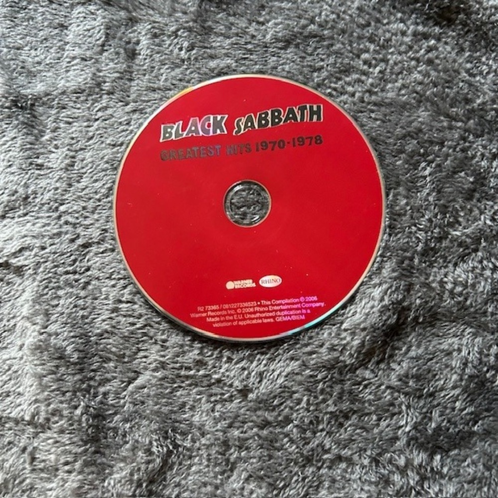 Black Sabbath‎ Greatest Hits 1970-1978 CD Compilation Rhino Records